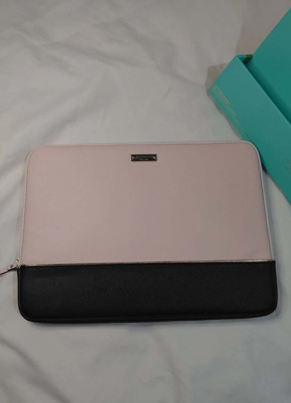 kate spade Two-Tone Pink and Black Laptop Or Tablet Sleeve